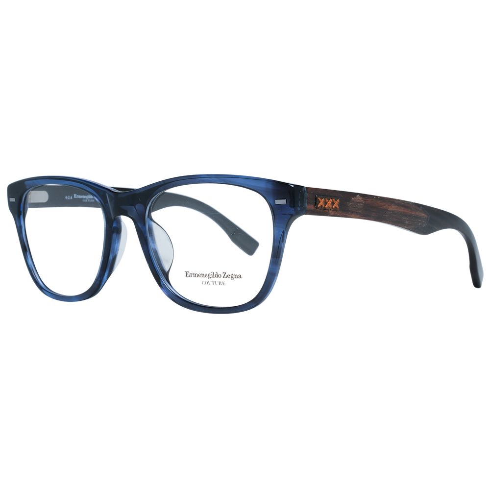 Ermenegildo Zegna Blue Plastic Glasses (Frames)