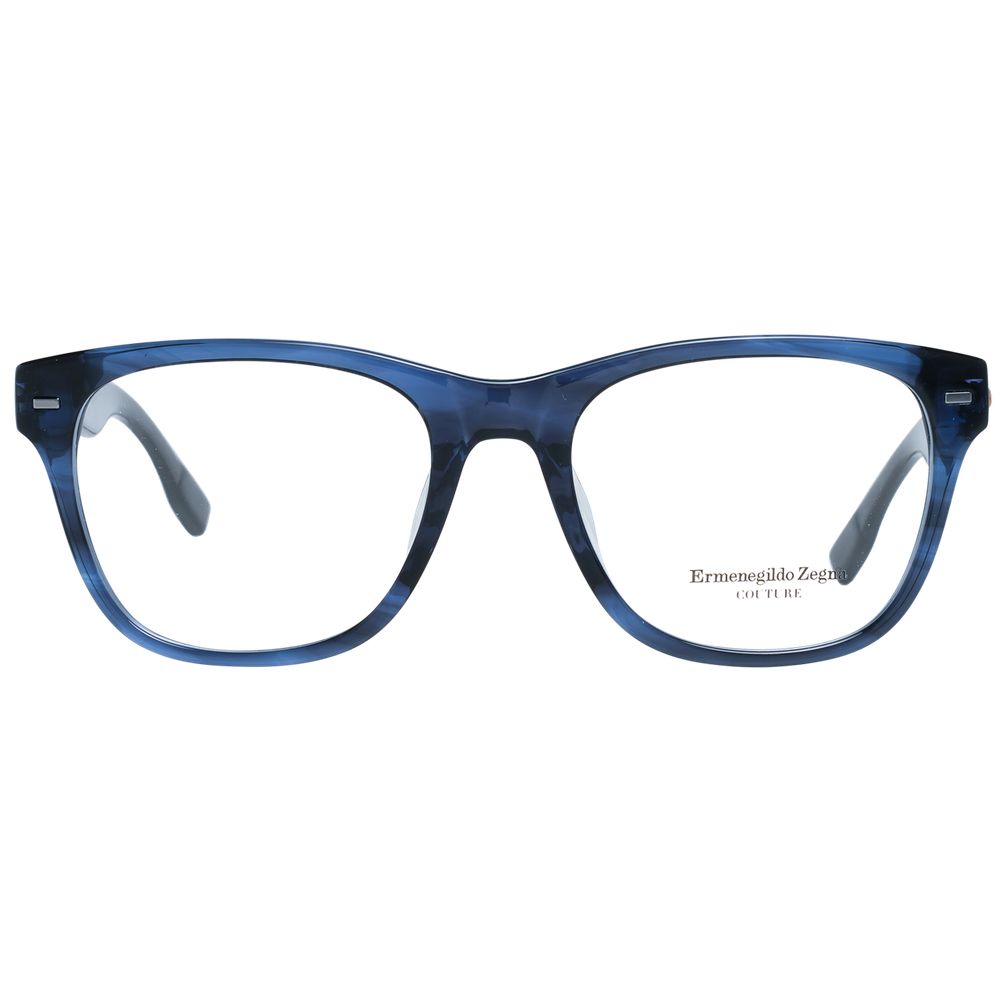 Ermenegildo Zegna Blue Plastic Glasses (Frames)