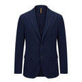 Roberto Pepe Luxury Blue Cotton Men Jacket