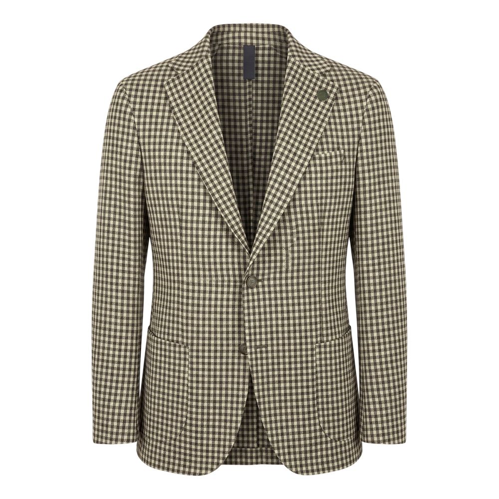 Roberto Pepe Luxury Green Viscose Men's Jacket