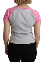 Moschino Gray and pink Cotton T-shirt My Little Pony Top