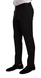 Dolce & Gabbana Dark Gray Check MARTINI SLIM FIT 2 Piece Suit