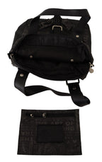 WAYFARER Black Printed Logo Shoulder Handbag Purse Bag