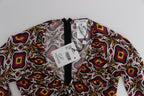 GF Ferre Multicolor Longsleeved Viscose Shift Dress