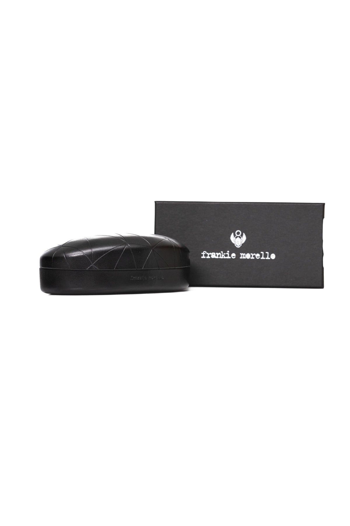 Frankie Morello Gray Metallic Men's Eyeglass Frame