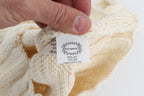 PINK MEMORIES Beige Cotton Blend Knitted Sleeveless Sweater