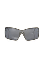 Frankie Morello Black Metallic Fiber Women Sunglasses