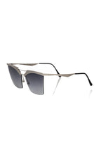 Frankie Morello Silver Metallic Women's Sunglass