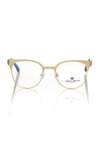 Frankie Morello Gold Metallic Women's Eyeglass Frame