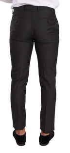 Dolce & Gabbana Dark Gray MARTINI Single Breasted 2 Piece Suit