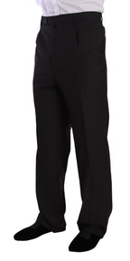 Domenico Tagliente Gray Polyester Single Breasted Formal Suit