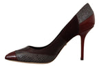 Dolce & Gabbana Multicolor Exotic Leather Heels Pumps Shoes