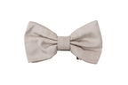 Dolce & Gabbana Gray 100% Silk Adjustable Neck Papillon Tie