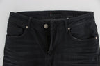 Acht Gray Cotton Stretch Slim Fit Jeans