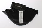 Dolce & Gabbana Black Crystal Gold Cherries Brooch Hat
