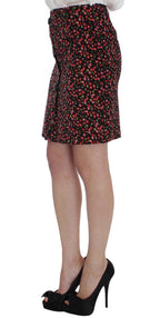 BENCIVENGA Black Multicolor Floral Suit
