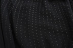 Exte Black Neck Wrap Top Blouse