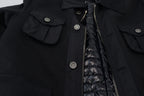 Dolce & Gabbana Black Wool Collared Full Zip Jacket