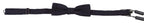 Dolce & Gabbana Blue Pattern Silk Adjustable Neck Papillon Bow Tie