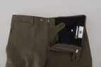 BENCIVENGA Multicolor Striped Pure Cotton Men Pants