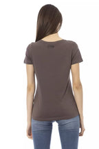 Trussardi Action Brown Cotton Women T-Shirt