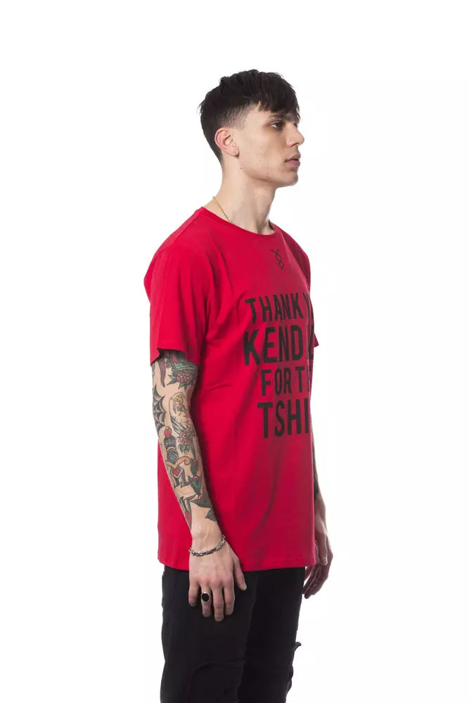 Nicolo Tonetto Red Cotton Men's T-Shirt