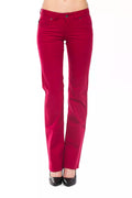 Ungaro Fever Red Cotton Women's Pants