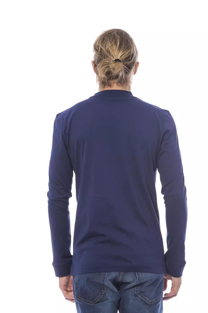 Verri Blue Cotton Men's Sweater