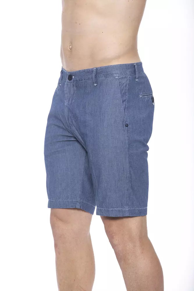 Armata Di Mare Blue Cotton Shorts