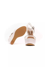 Péché Originel White Polyethylene Women's Wedge Sandal