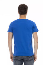 Trussardi Action Blue Cotton Men's T-Shirt