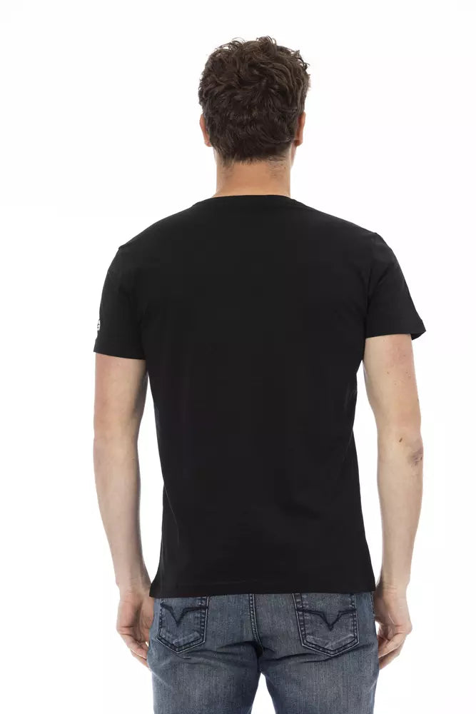 Trussardi Action Black Cotton Men's T-Shirt