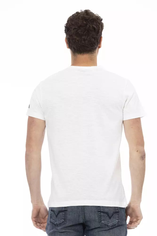 Trussardi Action White Cotton Men's T-Shirt