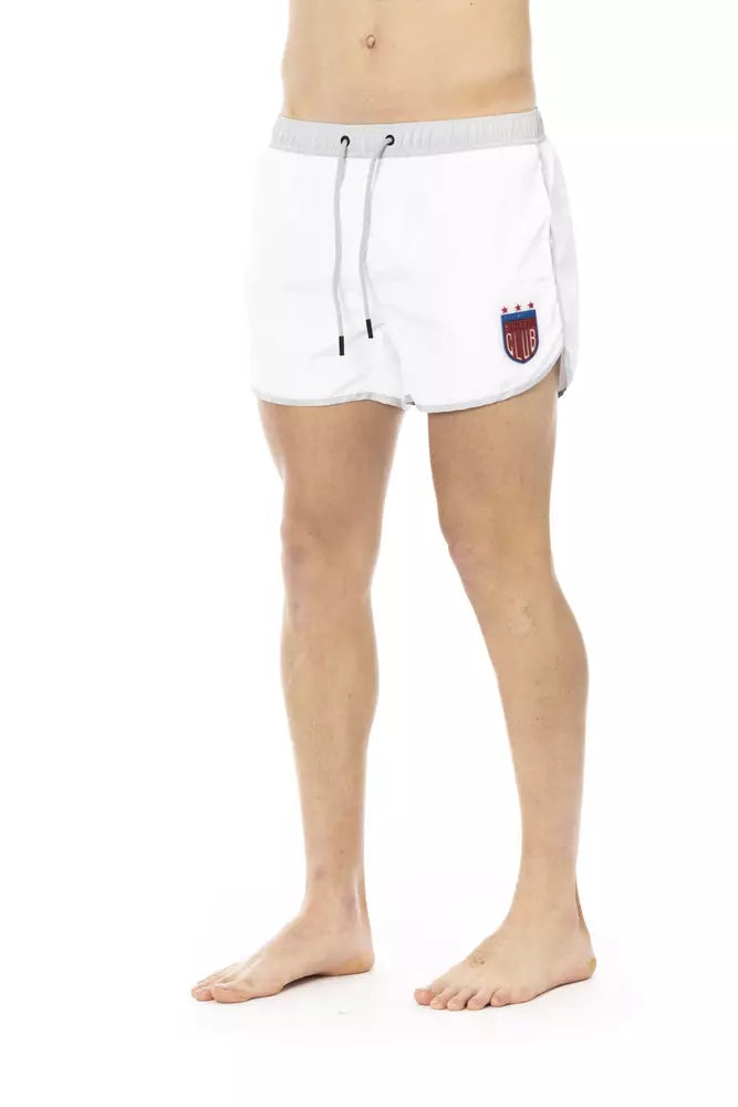 Bikkembergs White Polyester Men's Swim Short