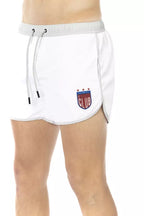 Bikkembergs White Polyester Men's Swim Short