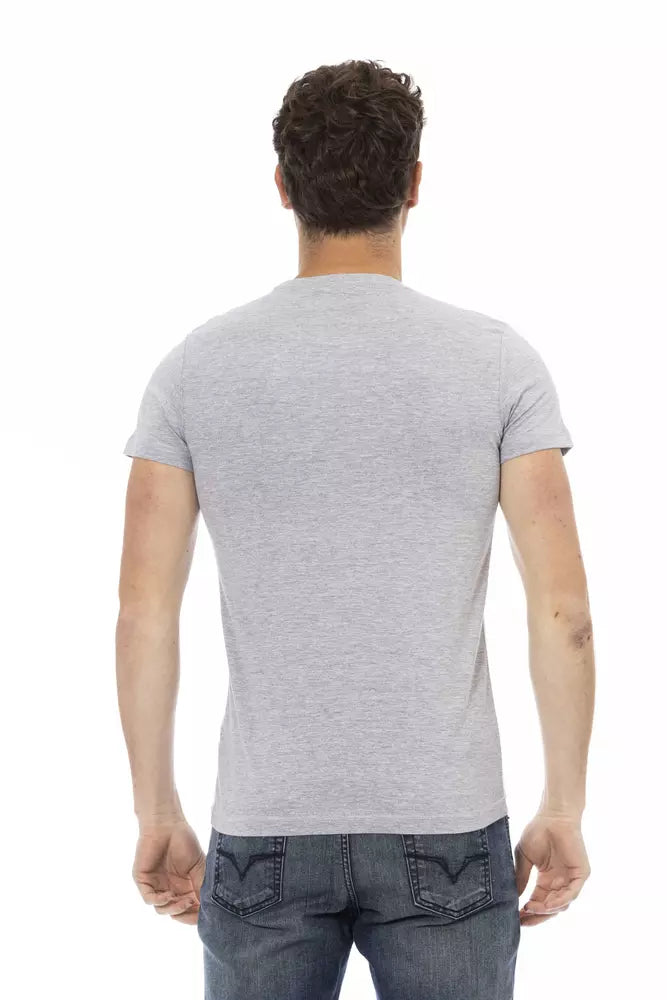 Trussardi Action Gray Cotton Men's T-Shirt