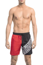 Bikkembergs Red Polyester Men's Swim Short