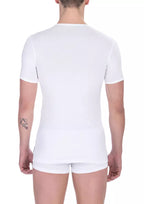 Bikkembergs White Cotton Men's T-Shirt Pack