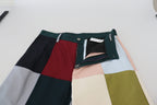 Dolce & Gabbana Multicolor Cotton Patchwork Pants