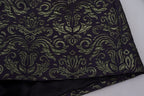 Dolce & Gabbana Dark Gray Purple Baroque Jacket Blazer Robe