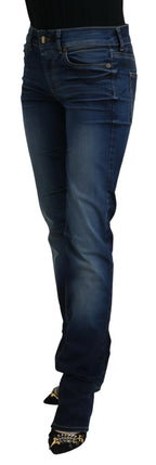 Just Cavalli Blue Cotton Women Casual Denim Jeans