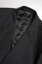 Dolce & Gabbana Dark Gray Single Breasted SICILIA Blazer