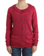 John Galliano Pink wool cardigan