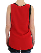 Costume National Black sleeveless top