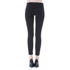 BYBLOS Black Polyester Women's Skinny Pant