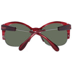 Serengeti Red Acetate & Metal Sunglasses