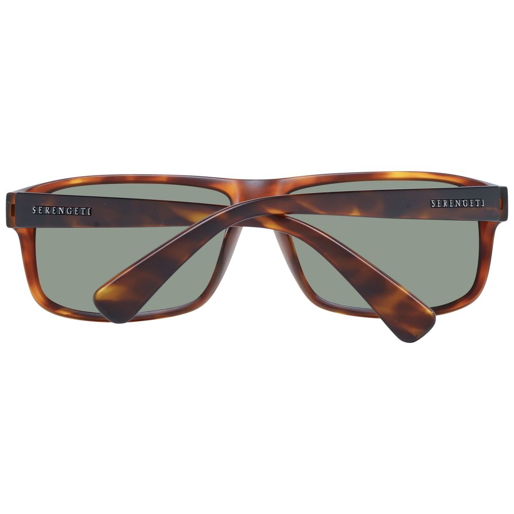Serengeti Brown Plastic Sunglasses