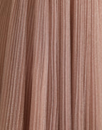 Dolce & Gabbana Pink One Shoulder Pleated Lame Tulle Dress