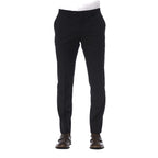 Trussardi Black Virgin Wool Men Pant