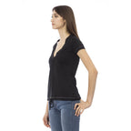 Trussardi Action Black Cotton Women T-Shirt